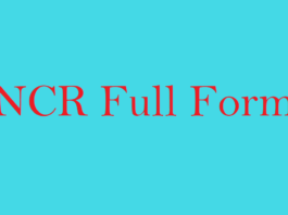 NCR Full Form