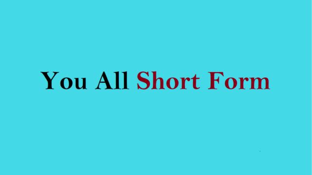You All short form