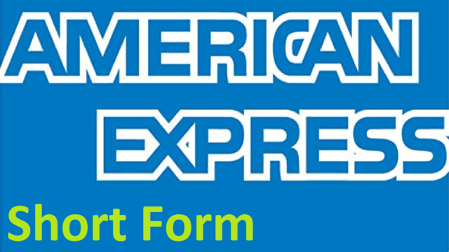American Express Short Form