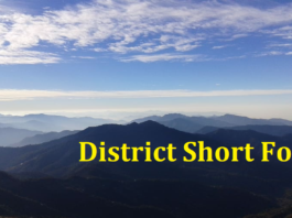 District Short Form