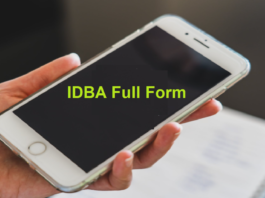 IDBA Full Form