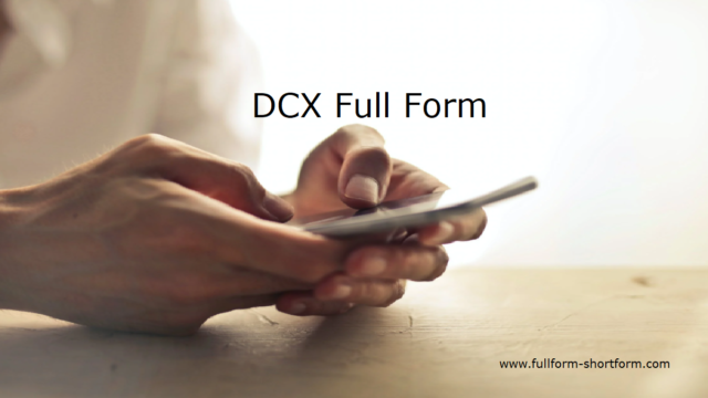 DCX Full Form