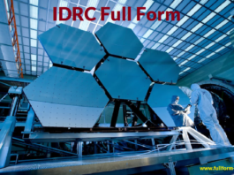 IDRC Full Form