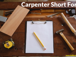 Carpenter Short Form