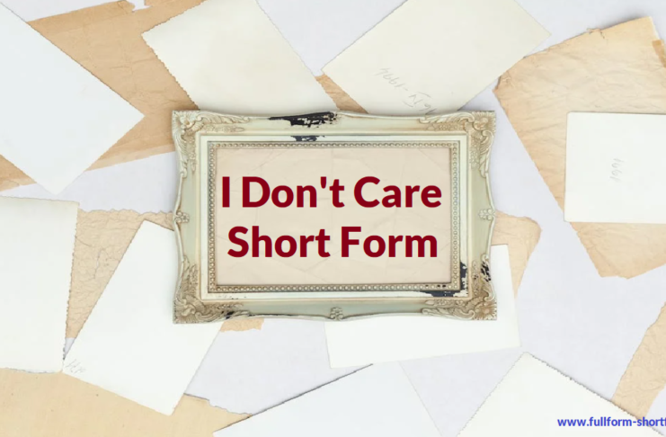 I Don't Care Short Form