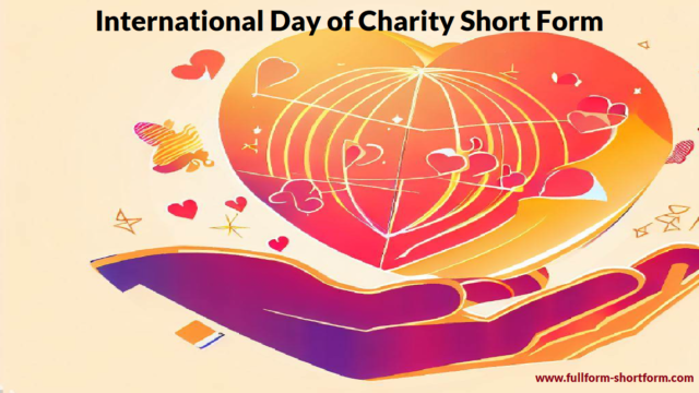 International Day of Charity Short Form