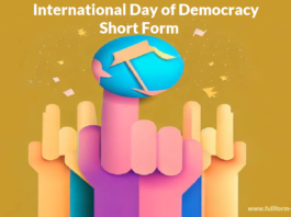 International Day of Democracy Short Form