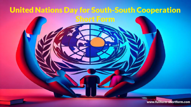 United Nations Day for South-South Cooperation Short Form